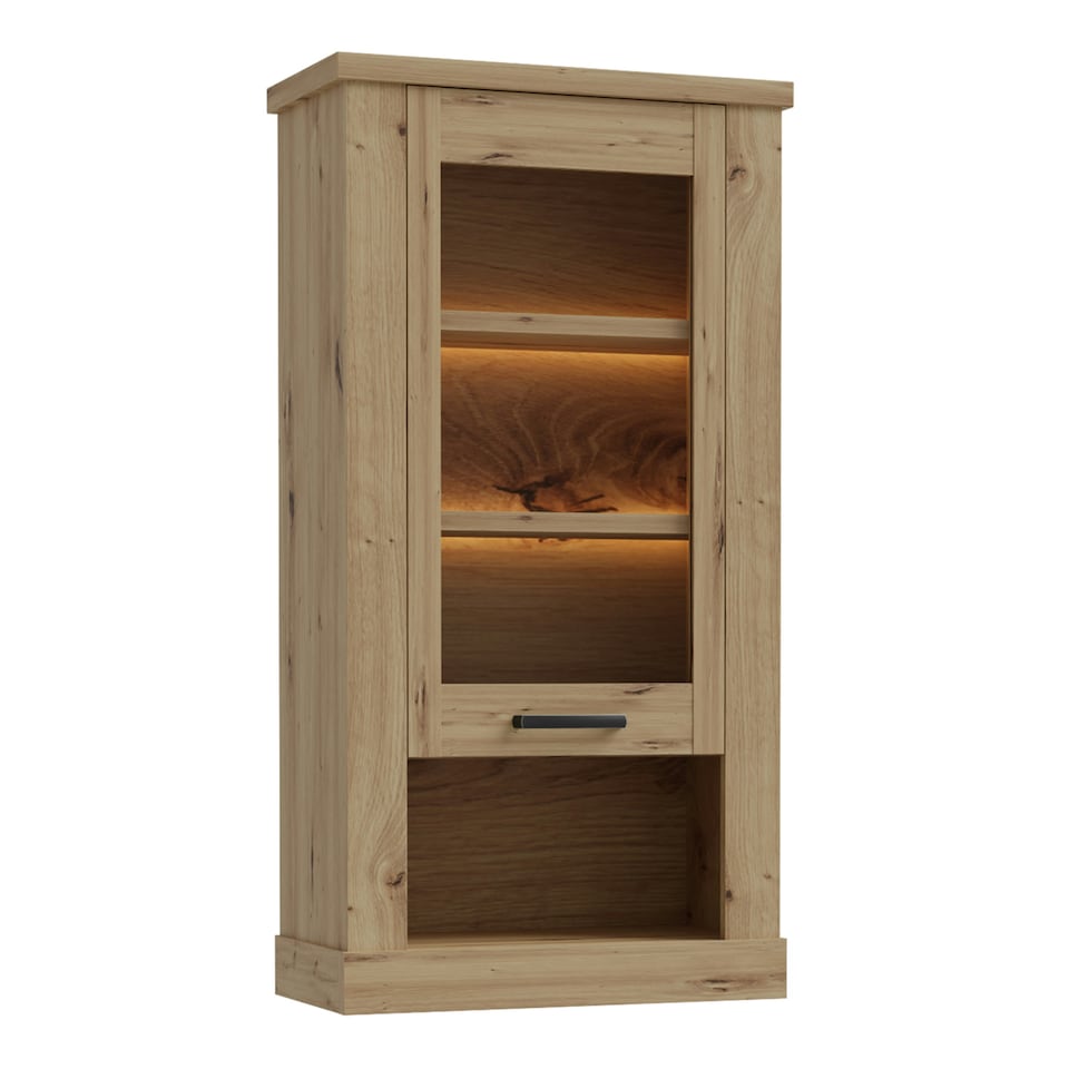 image 1 of Corona Wall Display cabinet in Artisan Oak