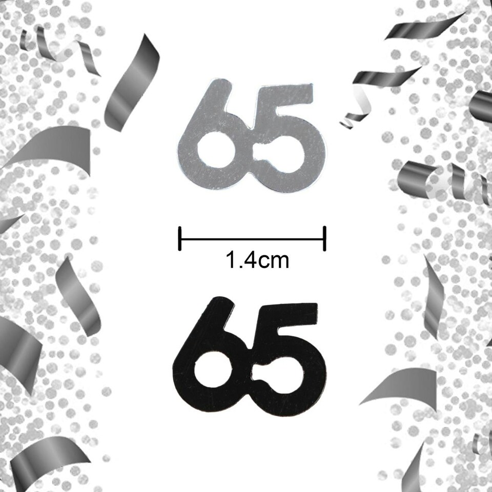 image 1 of 4 packs 65th Confetti