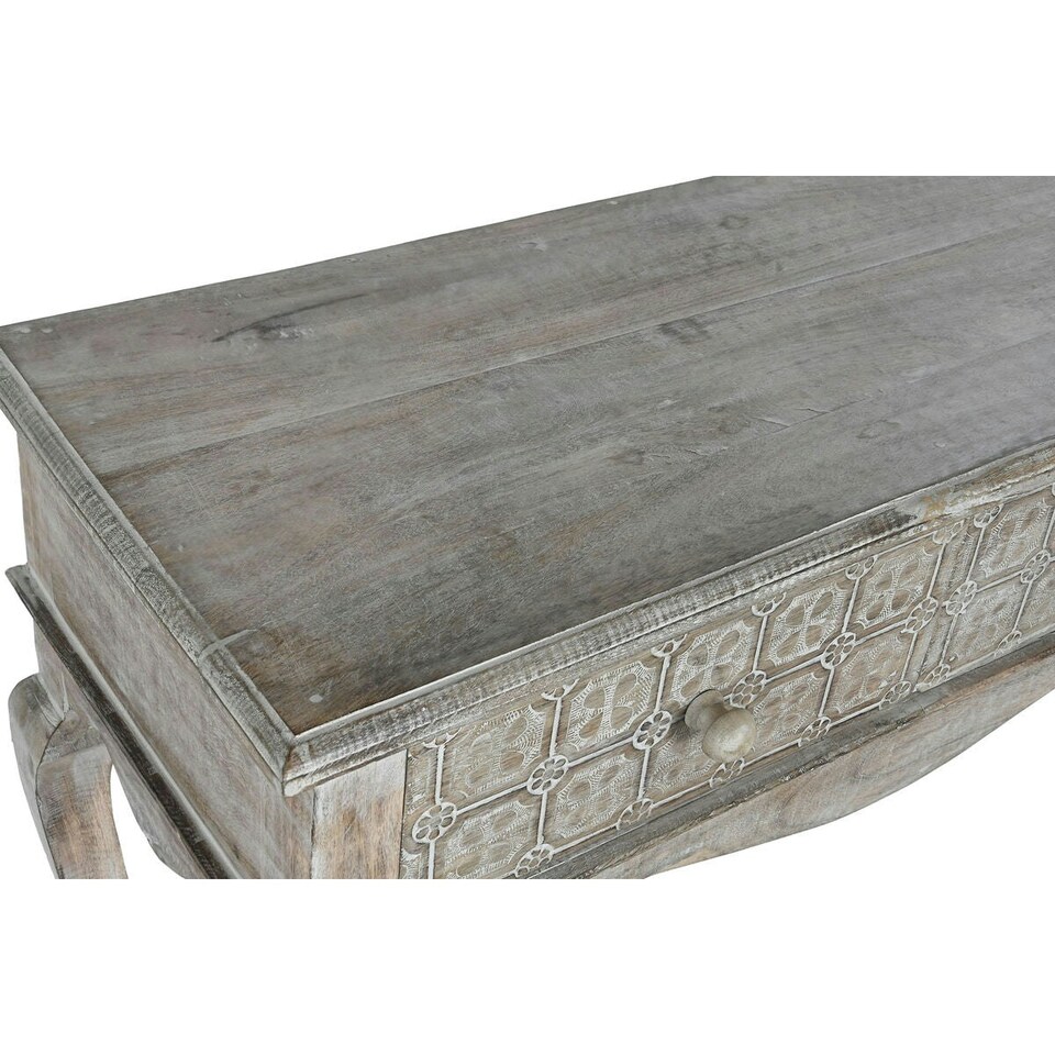 image 1 of Hall Table with 2 Drawers DKD Home Decor White Brown 91 x 42 x 81 cm N/A