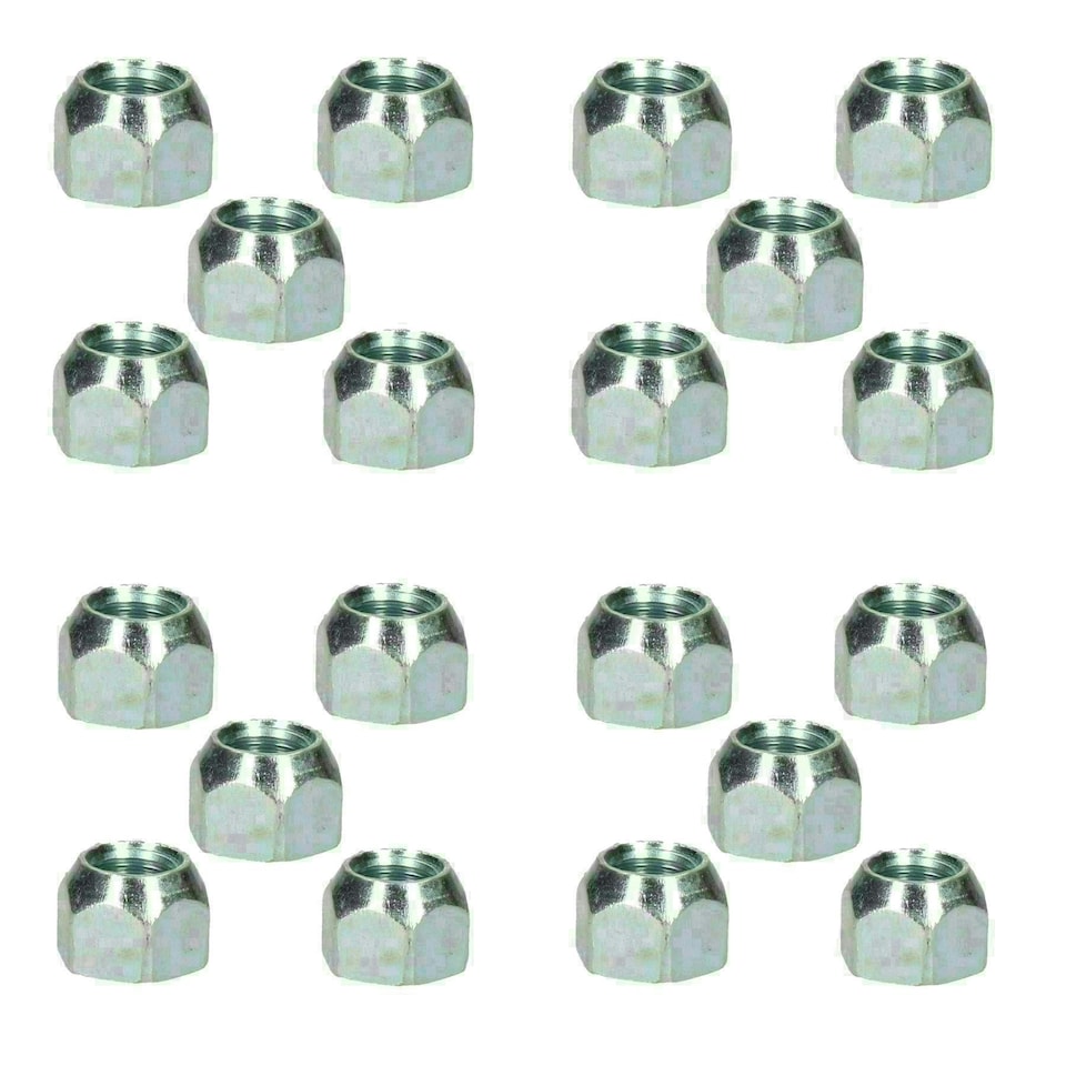 image 1 of Pack of 20 M12 x 1.5 Conical Wheel Nuts Nut For Trailer Suspension Hubs Trailer