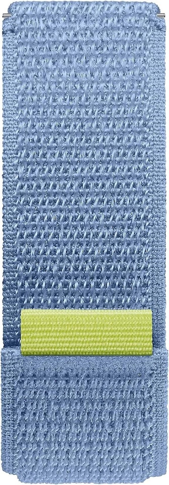 image 1 of Samsung Galaxy Watch 4-5-6 One Click Fabric Band 20mm M-L Blue - ET-SVR94LLEGEU