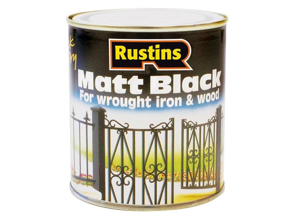 Matt Black Paint Quick Drying 250Ml
