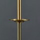image 1 of ValueLights Traditional Style Antique Brass Sconce Floor Lamp With Beige Drum Shade