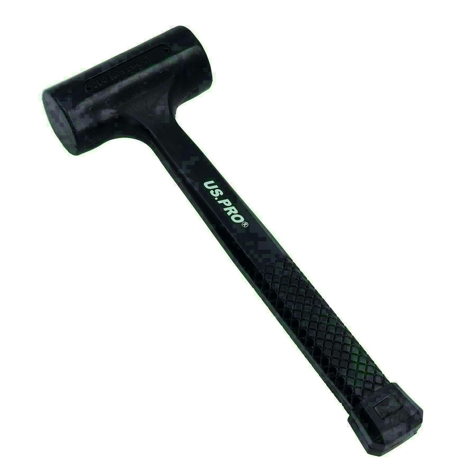 image 1 of 2LB Dead Blow Hammer Mallet Shot Loaded Head Impact Hammer Recoil