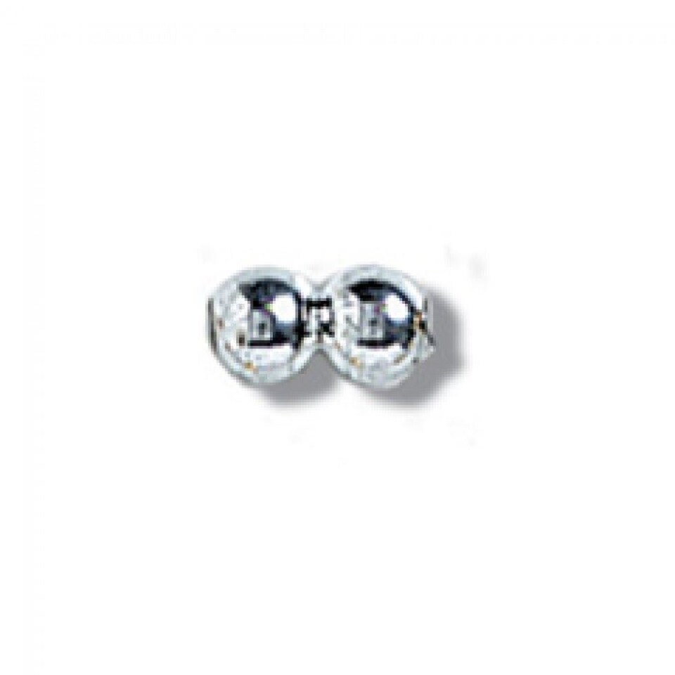 Trimits Silver Plated Beads for Embroidery & Jewellery Making - per value pack of 5