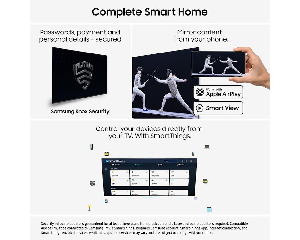 image 1 of Samsung UE43U8020HKXXU 43" U8020H 4K HDR LED Smart TV