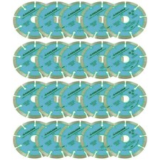 115mm 4-1/2in Segmented Diamond Cutting Disc Blade Stone Brick Angle Grinder 20pc