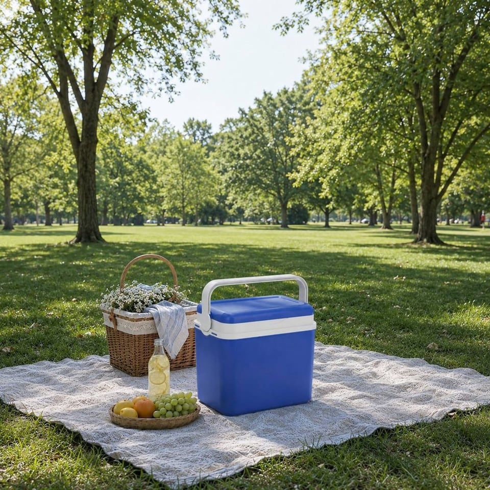 image 1 of 10L Insulated Cooler Box | Blue | 1