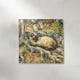 image 2 of Van Gogh Tree Roots Cat Square Glass Hot Pot Stand - Heat Resistant Non-Slip Trivet