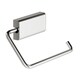 image 1 of Cosmic Wall Toilet Roll Holder with Durable Stainless Steel for Bathroom Silver