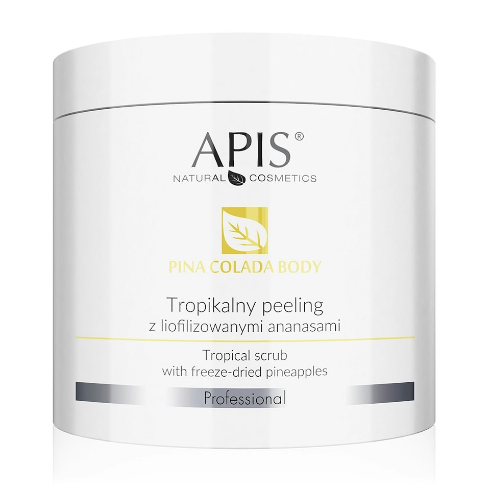 image 1 of Apis Professional Pina Colada Tropical Scrub with Freeze-Dried Pineapples 650g