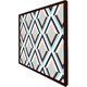 image 3 of Geometric pattern (Picture Frame) Brown | Oak | XS