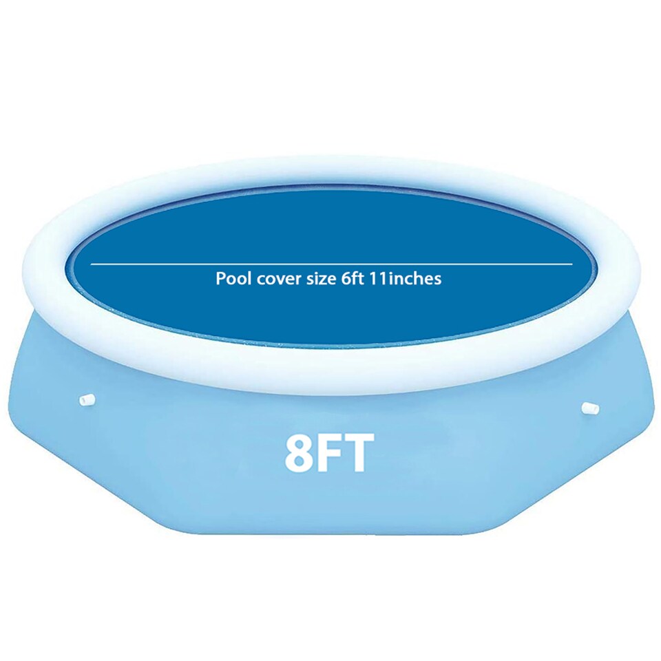 image 1 of Bestway 8ft Solar Pool Cover Fits Fast Set & inflatable paddling Swimming Pools