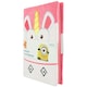image 1 of Despicable Me Unicorn Fluffy A5 Notebook - Pink/White - One Size