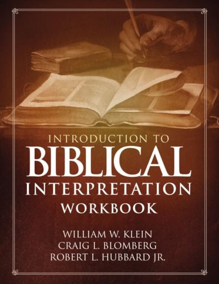 Introduction to Biblical Interpretation Workbook Paperback - Tesco