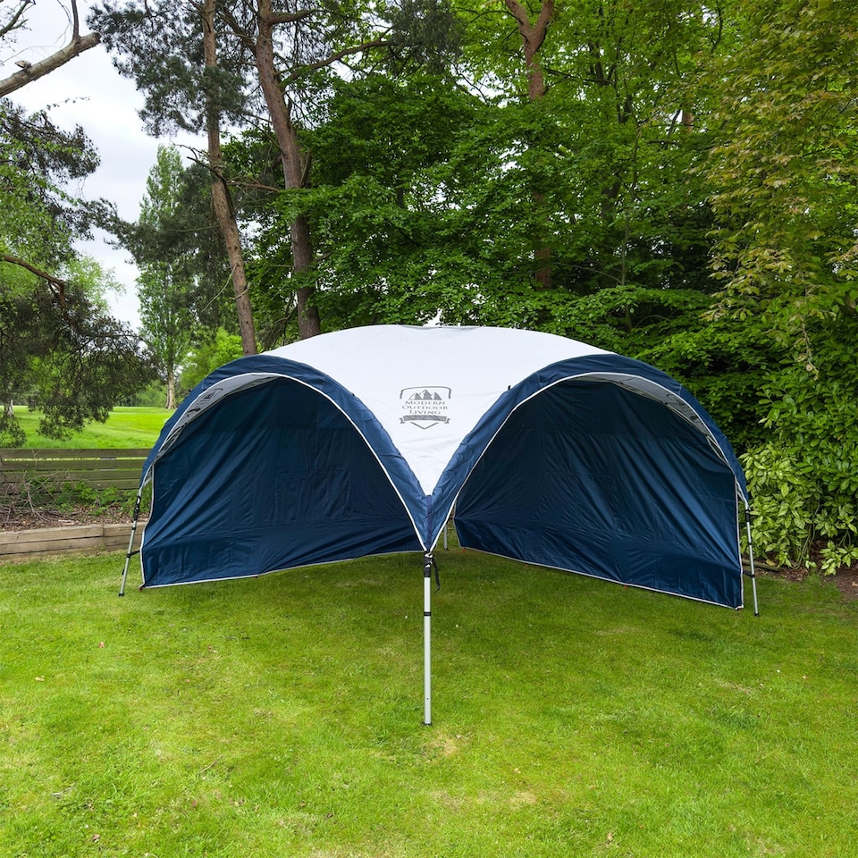 image 1 of Pop Up Gazebo 3.65m x 3.65m Event Shelter Canopy Marquee Tent with Side Wall