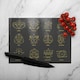 image 2 of Zodiac Sign  Dining Glass Chopping Board | Multi