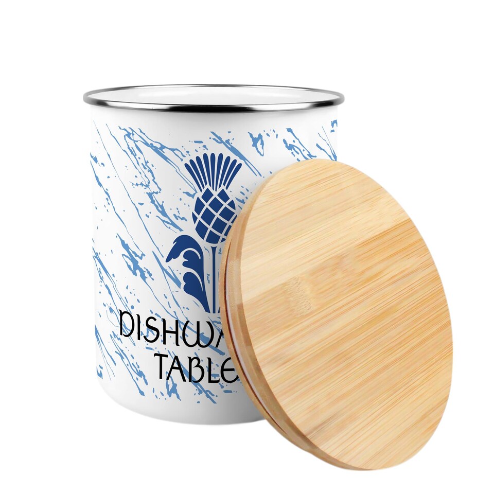 image 1 of Scottish Thistle Dishwasher Tablets Storage Tin