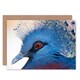 image 1 of Animal Photo Bird Victoria Crowned Pigeon Birthday Card