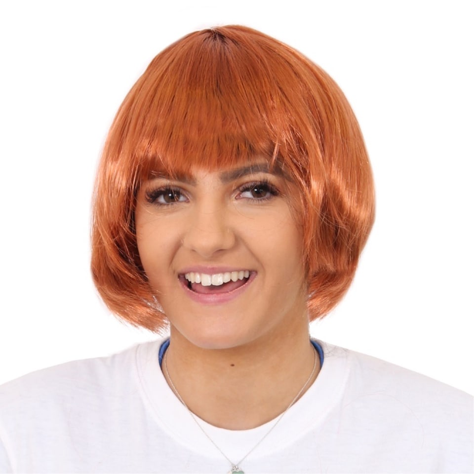 image 1 of Ginger Bob Wig | Red | 2