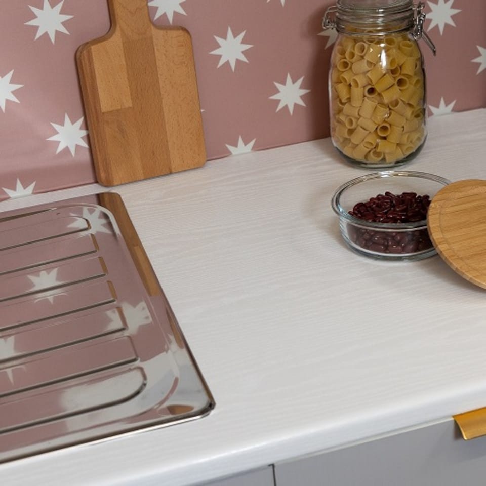 image 1 of Sticky Back Plastic Whitewood Wood Effect Kitchen Self-adhesive Vinyl Wrap for Cupboards, Doors and Worktops 67.5cm x 1m - d-c-fix