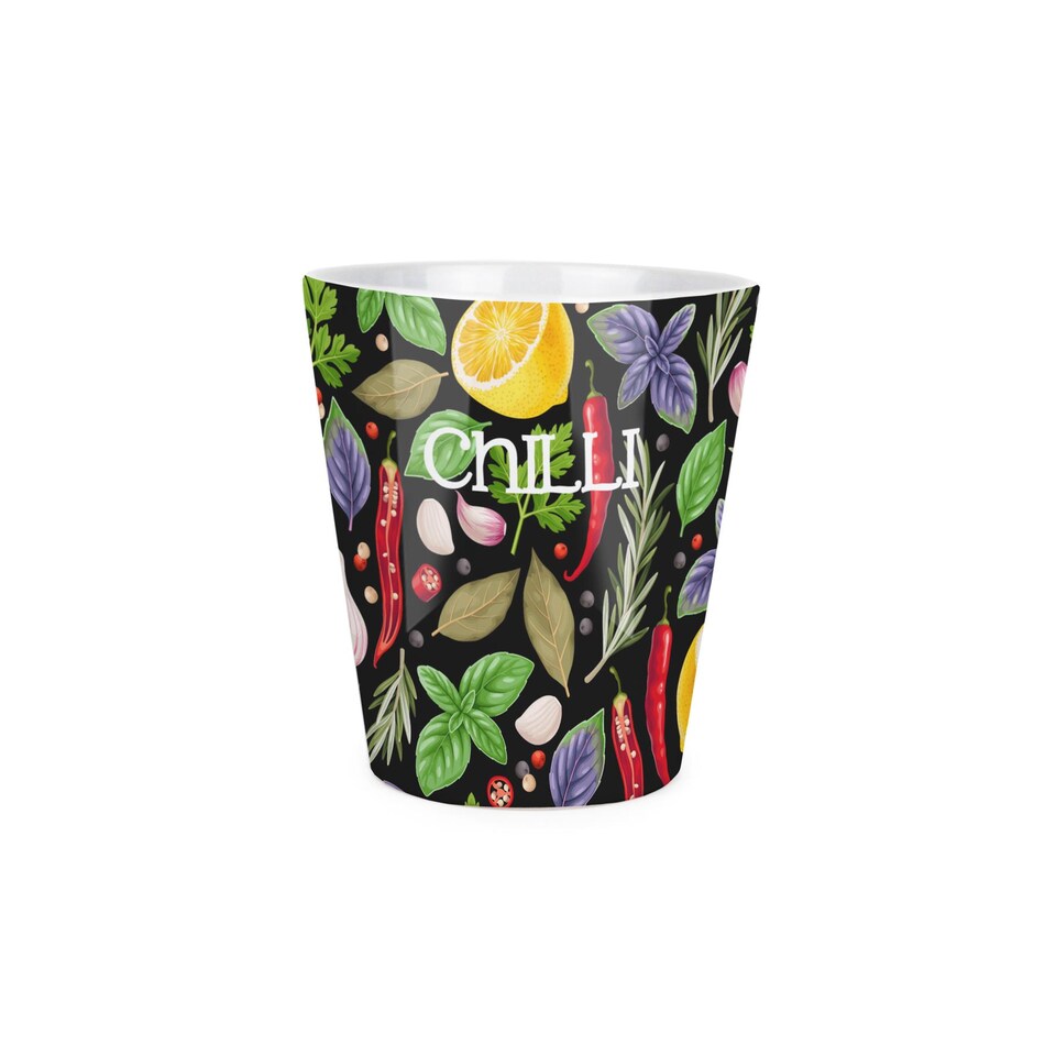 image 1 of Vibrant Herbs Small Ceramic Chilli Plant Pot