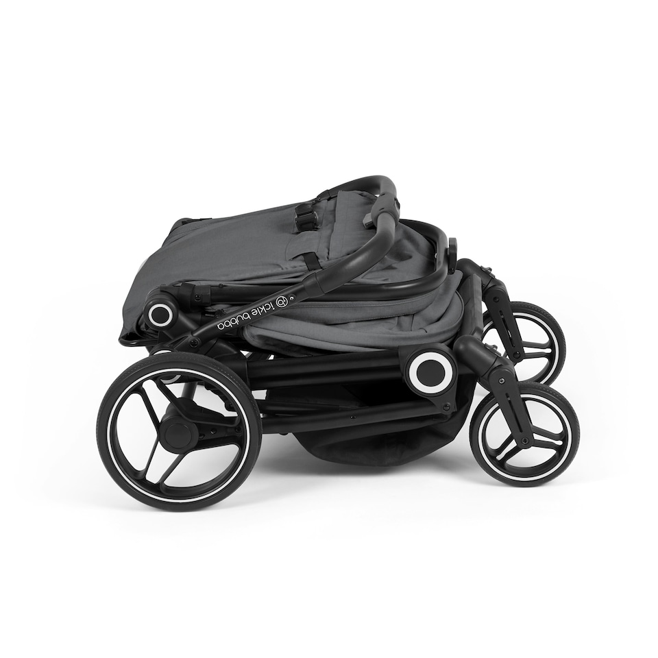 image 1 of Atom 3-in-1 Travel System & Astral Car Seat – Birth to 22kg, Compact, Lightweight and Convertible, Changing Bag, Rain Cover and Cup Holder (Graphite Grey)
