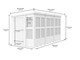 image 3 of 12 x 6 Feet Pent Potting Shed - Wood - L178 x W358 x H201 cm | Brown