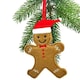 image 2 of Christmas Gingerbread Man Felt Hanging Tree Decoration