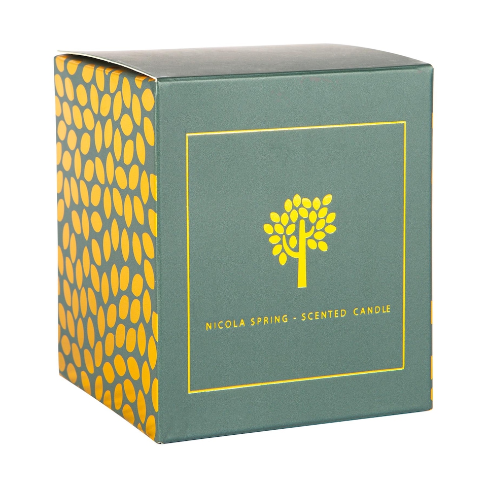 image 1 of Nicola Spring Soy Wax Scented Candles - 130g - Green Pomelo & Passion Fruit - Pack of 3 | Grey | Grey