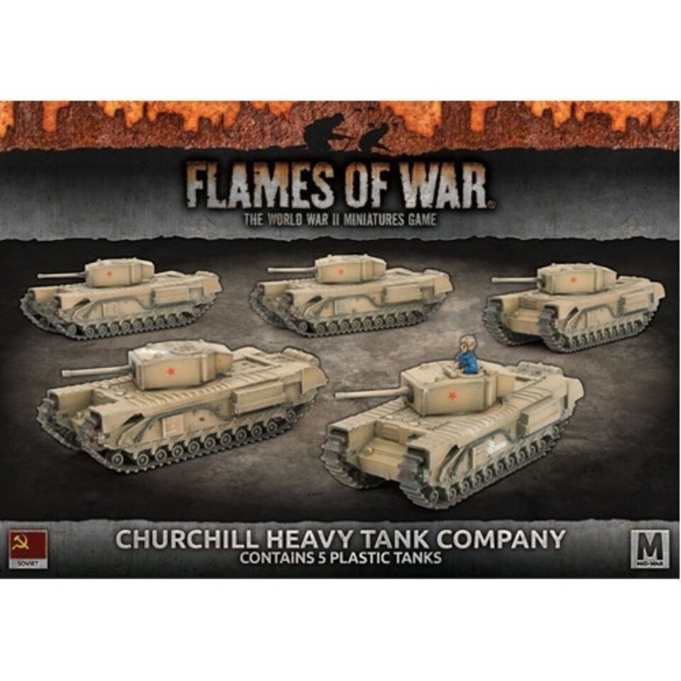 Flames of War: Churchill Heavy Tank Company