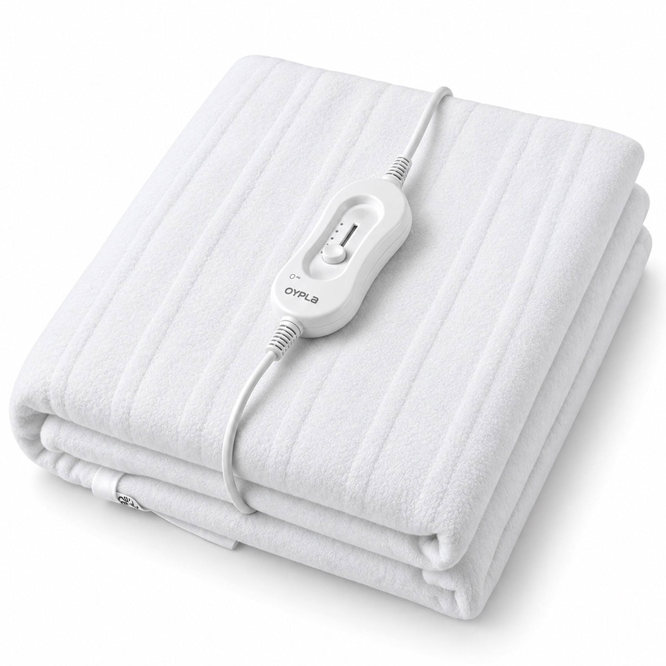 image 1 of Machine Washable Single Electric Blanket Heated Underblanket 3 Heat Settings