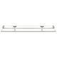 image 1 of Living and Home Bathroom Tempered Glass Shelf Wall Mounted - 60cm