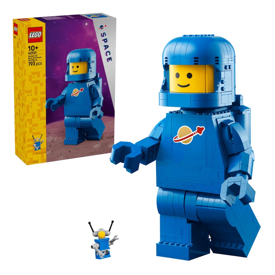 image 1 of LEGO Blue Astronaut Large Minifigure 40921
