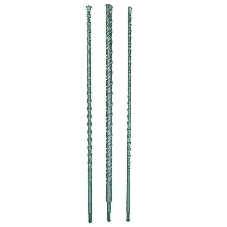 image 1 of Long SDS Plus Drills 600mm Masonry Drills 12mm, 16mm & 24mm TE698