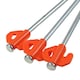 image 3 of 20 Pack 8 Inch Rock Pegs For Camping and Outdoors Blue