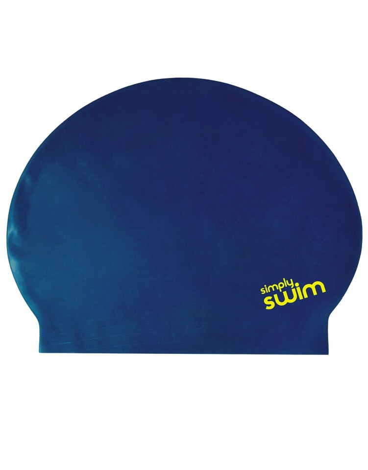 Simply Swim Adult Solid Colours Latex Swim Cap