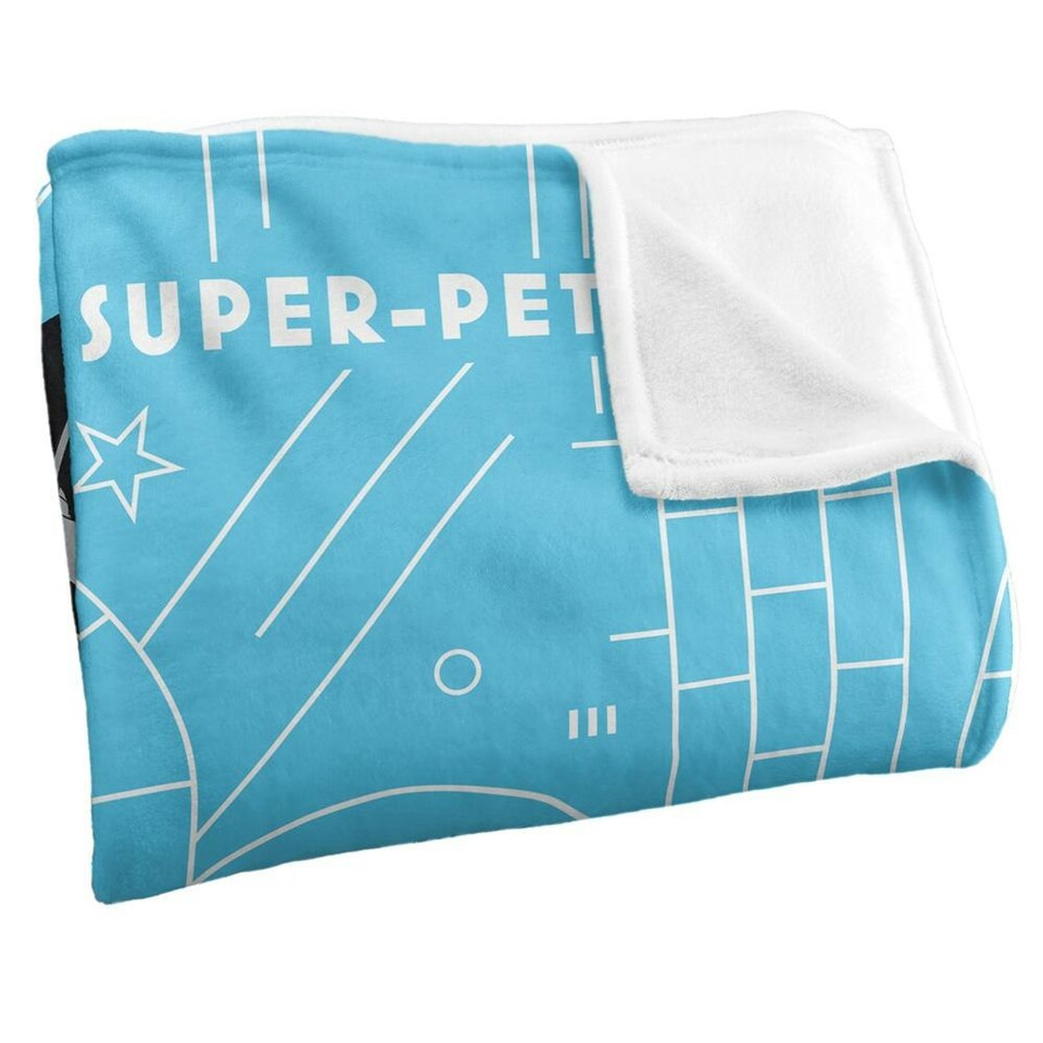 image 1 of DC Comics League Of Super Pets Group Shot Blanket - Multicoloured - One Size