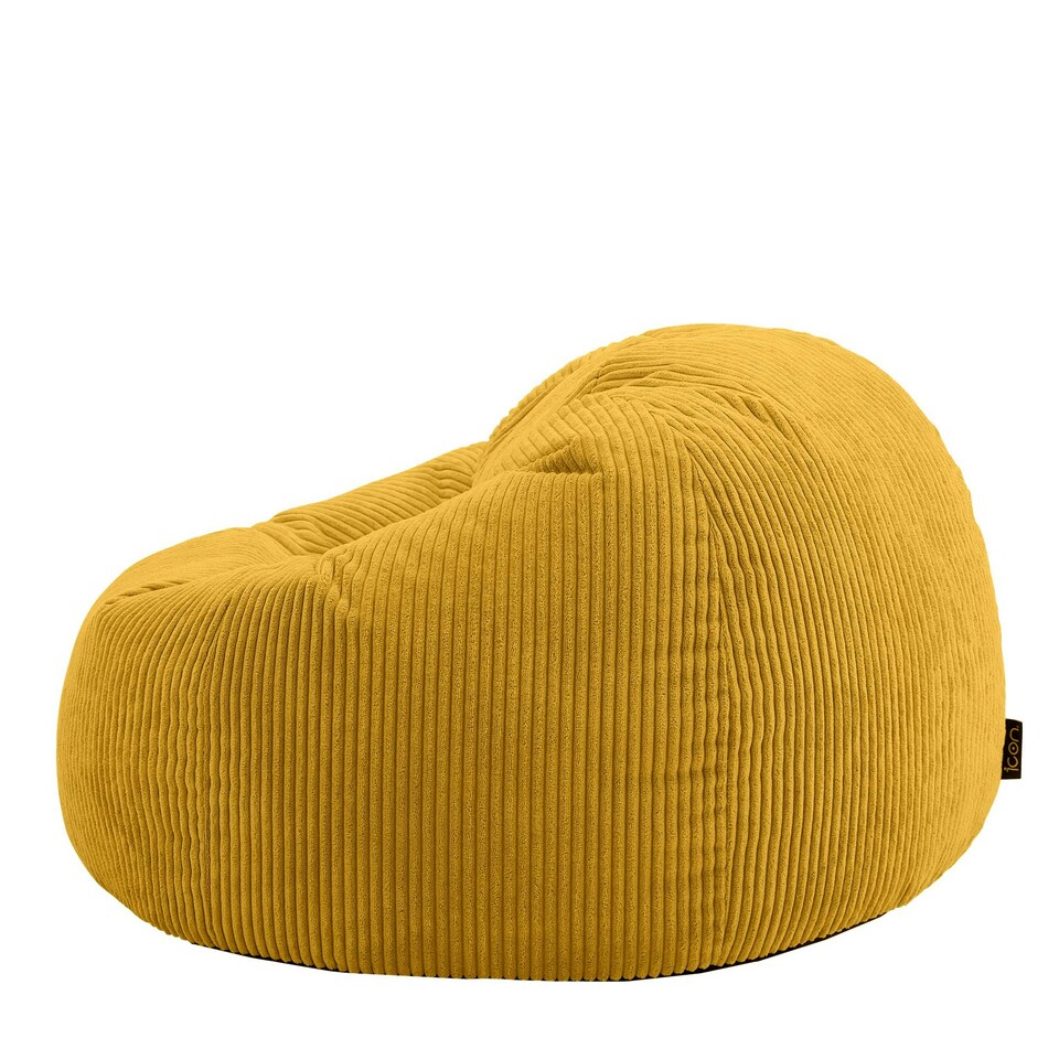 image 1 of icon Kingston Classic Beanbag Corduroy Yellow Set of 2 Yellow | Yellow
