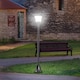 image 2 of Outsunny Outdoor Garden Solar Light with Base IP44 Optical Control Dimmable