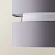 image 5 of ValueLights Sophia Small Grey 2 Tier Ceiling Light Shade & Bulb | Grey