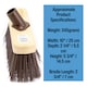 image 8 of 10" Stiff Synthetic Broom with Handle Heavy Duty Outdoor Sweeping Brush for Garden & Patio