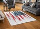 image 2 of American Grunge Flag (Rug) | Multi | S