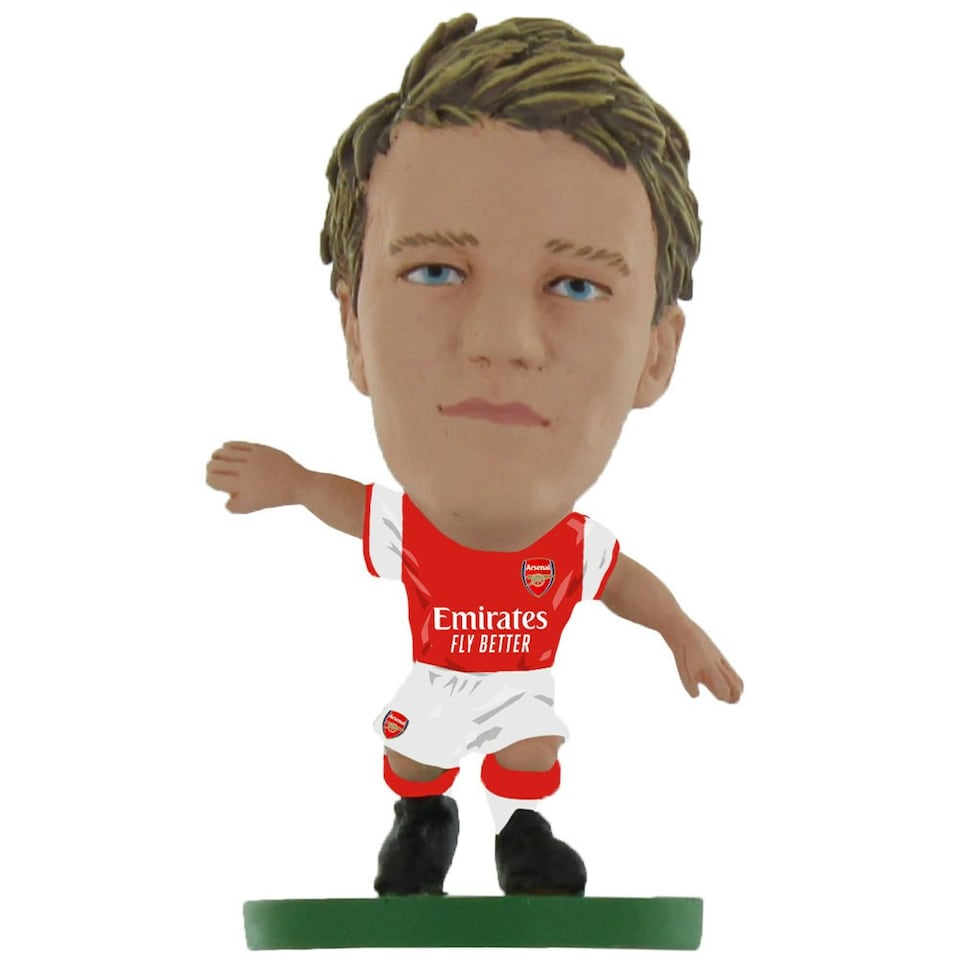 Arsenal FC Martin Odegaard SoccerStarz Football Figurine - Red/White/Green - One Size