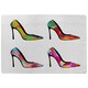 image 1 of Geometric High Heels (Rug) Multi | XL: 160x230cm