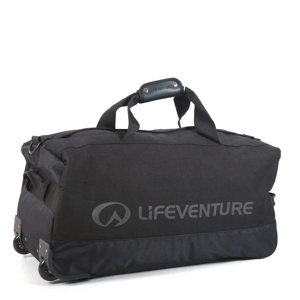 image 1 of Lifeventure Wheeled Duffle Bag Suitcase 100L | Black | Large