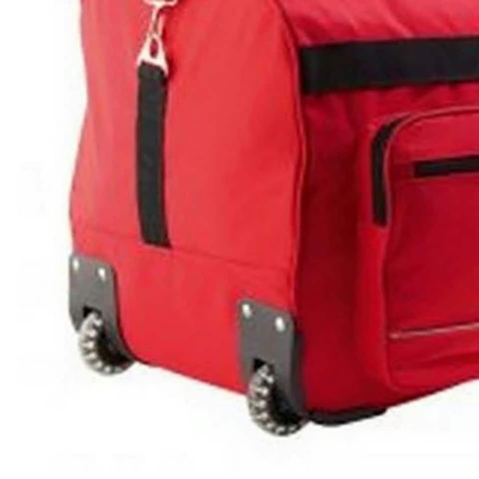 image 1 of SOLS Voyager Rolling Travel Holdall Bag - Red - One Size