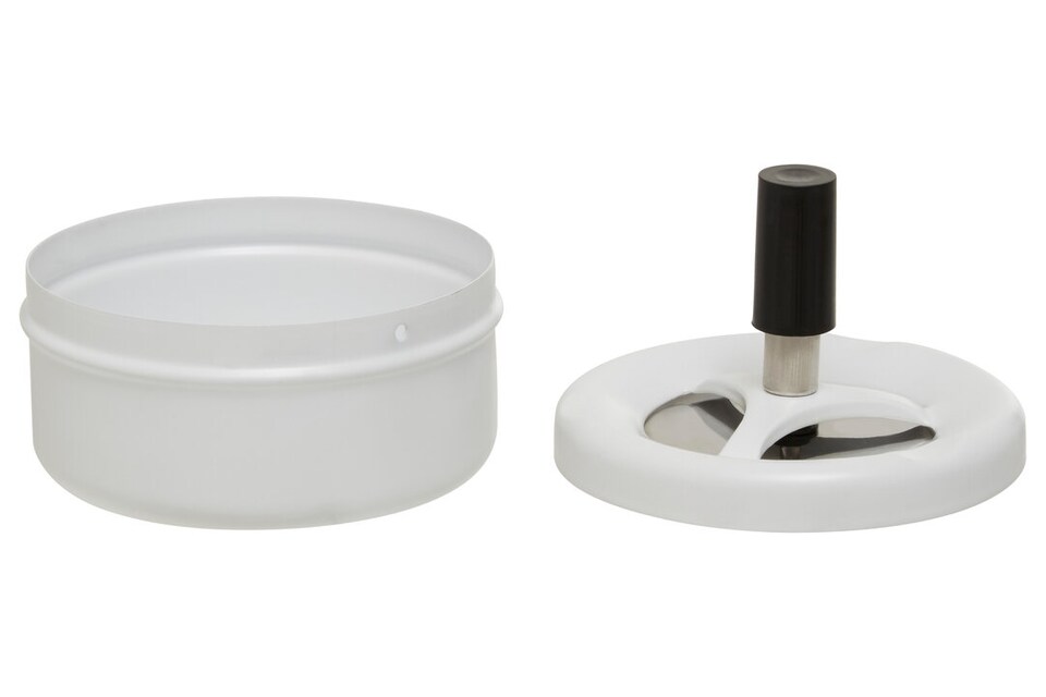 image 1 of White Spinning Ashtray