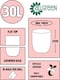 image 3 of All-Green 30 Litre Compostable Food Waste Bin Liners - 4 Rolls