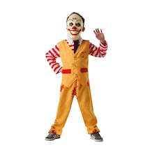 Bristol Novelty Childrens/Kids Dapper Clown Costume - Yellow/Red/White - M M